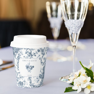 Elegante Gravur Pappbecher