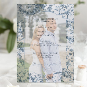 Elegante Gravur Pergament Einladungen
