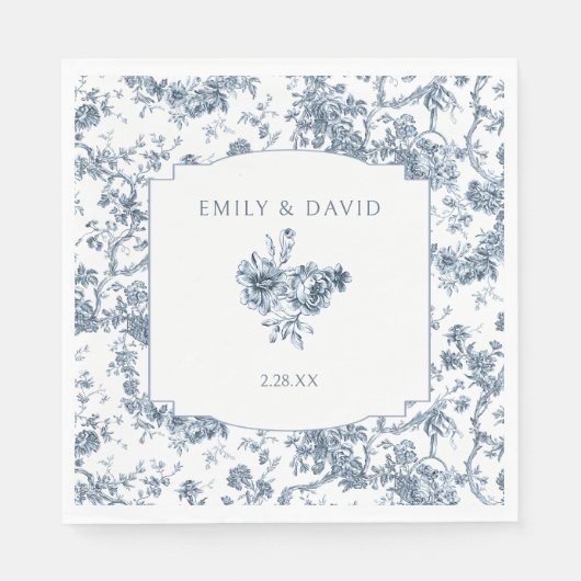 Elegante Gravur Serviette (Vorderseite)