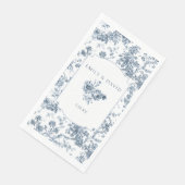 Elegante Gravur Serviette (Ecke)