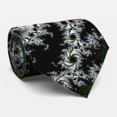 Elegante Gray Fraktal Krawatte (Gerollt)