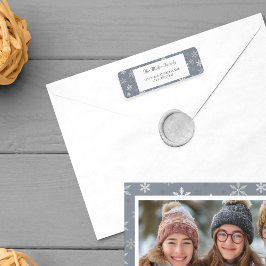 Elegante Gray Snowflakes