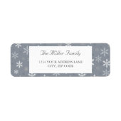 Elegante Gray Snowflakes (Vorne)