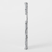 Elegante Gray Tree Blossom Personalisiert Case-Mate Samsung Galaxy Hülle (Hinten/Rechts)