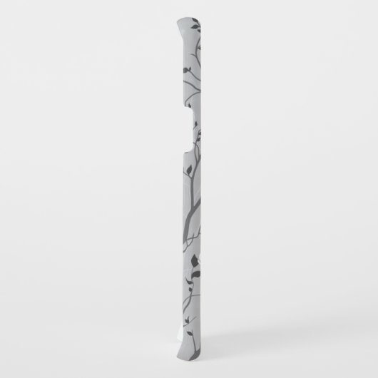 Elegante Gray Tree Blossom Personalisiert Case-Mate Samsung Galaxy Hülle (Hinten/Rechts)