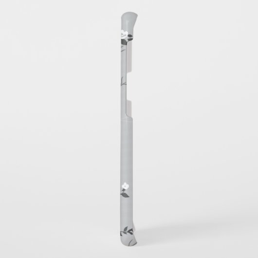 Elegante Gray Tree Blossom Personalisiert Case-Mate Samsung Galaxy Hülle (Hinten/Links)