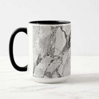 Elegante Gray Twilight Marble Fantasy Combo Tasse