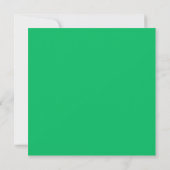 Elegante Green Bow Weihnachtsfeier Einladung (Rückseite)