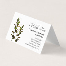Elegante Green Business Card