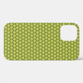 Elegante Green Palm Blätter: Korbmuster | Case-Mate iPhone Hülle (Rückseite (Horizontal))