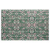 Elegante Green Rose Gold Glitzer Zebra Stoff (Fat Quarter (45,7 x 55,9 cm))