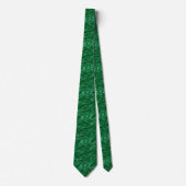 Elegante Green Tiger Animal Print Krawatte (Vorderseite)