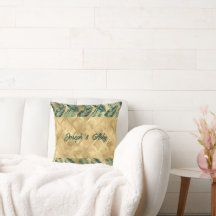 Elegante Green und Gold Blätter