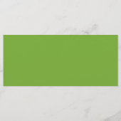 Elegante Greenerity Wedding Menu Card - Personalis Menükarte (Rückseite)