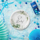 Elegante Greenery Baby Shower Teller (Party)
