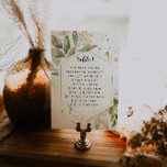 Elegante Greenery Gold Frame Table Cards Tischnummer<br><div class="desc">Tischkarten verbessern das Aussehen Ihrer Tischdecke und setzen die Touch auf Ihren besonderen Tag. Personalisierter Textdruck der Namen oder Zahlen Ihrer Tabellen. Der doppelseitige Druck ist im Preis inbegriffen. Fügen Sie diesem Design Ihre benutzerdefinierte Formulierung hinzu, indem Sie die "Diese Vorlage bearbeiten"-Felder auf der rechten Seite des Elements verwenden, oder...</div>