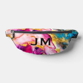 Elegante, griechisch-türkisfarbene Marmorkunst Bauchtasche (Ablage )