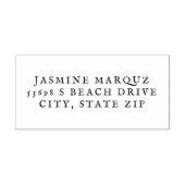 Elegante Großbuchstaben Permastempel (Design)