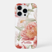 Elegante Große Blume iPhone Hülle (Rückseite)