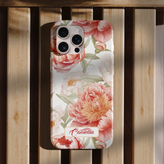 Elegante Große Blume iPhone 16 Pro Hülle