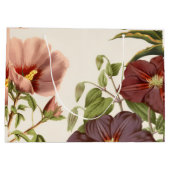 Elegante große Blumen-Geschenktasche Geschenktüte (Rückseite)
