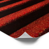 Elegante Große Treppe mit verkleideter Glasdecke Poster (Ecke)