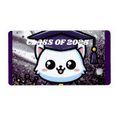 Elegante Grouation Kitty Lila Gown Ballon (Vorne)