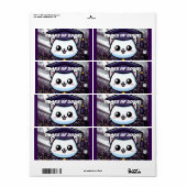 Elegante Grouation Kitty Lila Gown Ballon (Vorne)