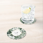 Elegante Grünanlage Foliage Garten Brautbrunch Untersetzer (Vor Ort)