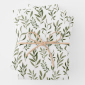 Elegante Grünanlagen Blätter Wasserfarben (Beispiel)