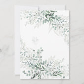 Elegante Grünanlagen & Skripte Am Nachmittag Einladung (Rückseite)