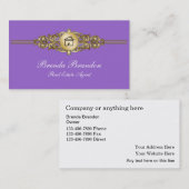 Elegante Grundstücksmakler-Visitenkarten Visitenkarte (Vorne/Hinten)