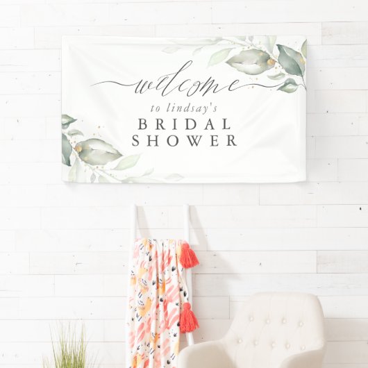 Elegante Grüne Begrüßungszeichen für jedes Party Banner (Insitu)