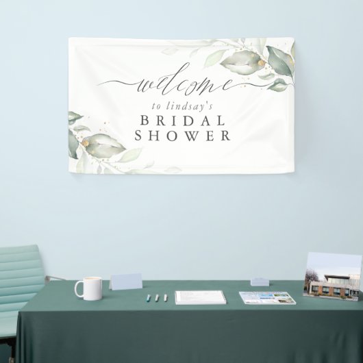 Elegante Grüne Begrüßungszeichen für jedes Party Banner (Messeveranstaltung)