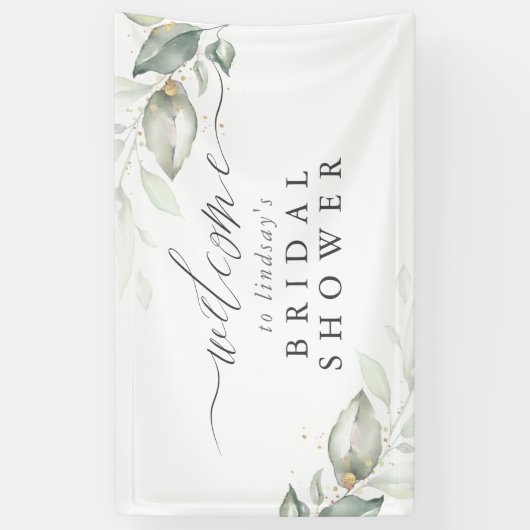 Elegante Grüne Begrüßungszeichen für jedes Party Banner (Vertikal)