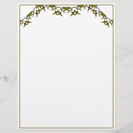 Elegante grüne Blätter (Vorderseite)