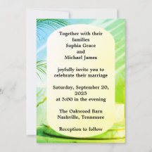 Elegante grüne Blätter Naturdesign | Minimal Botan