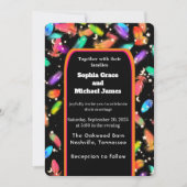 Elegante grüne Blätter Naturdesign | Minimal Botan Einladung (Vorderseite)