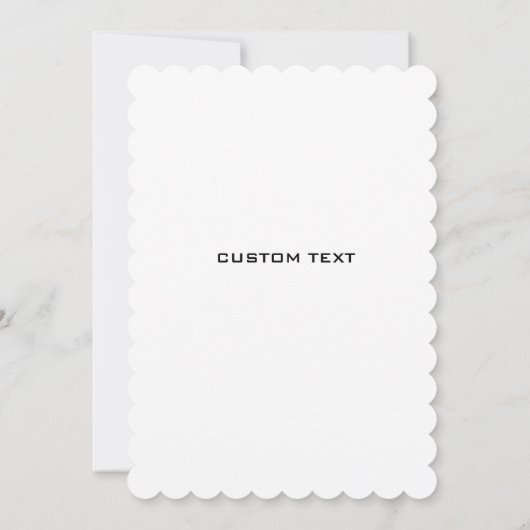 Elegante grüne Blätter Shoots Minimalistisch Hochz Einladung (Rückseite)