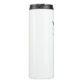 Elegante grüne Blattfarbe, kundenspezifisch Thermosbecher (Rückseite)