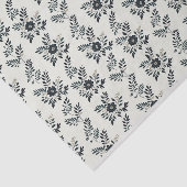 Elegante grüne Blume Seidenpapier (Ausschnitt)