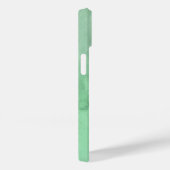 Elegante grüne Blütenfarben Case-Mate iPhone Hülle (Rückseite / Rechts)