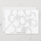 elegante grüne Corporate Party Einladung (Rückseite)