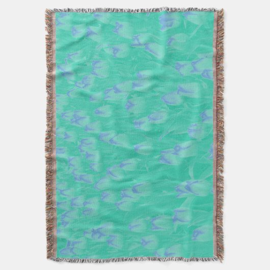 Elegante Grüne  Decke (Vorderseite Vertikal)