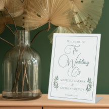 Elegante grüne Eukalyptus Leaf Hochzeit im Herbst 