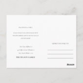 Elegante grüne Eukalyptus-Zweigstelle, die wir übe Postkarte (Rückseite)