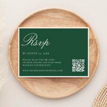 Elegante grüne Hochzeit im Old-Money-Stil mit QR-C