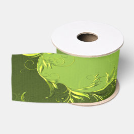 Elegante Grüne Hochzeit Ripsband