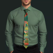 Elegante grüne Krawatte