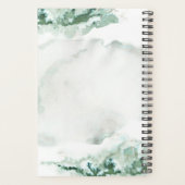 Elegante grüne Ombre Marmor Machen Sie es für Sie  Planer (Rückseite)